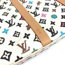 Pre Owned Louis Vuitton Multicolor Monogram Canvas Craggy Sac Plat Tote Bag