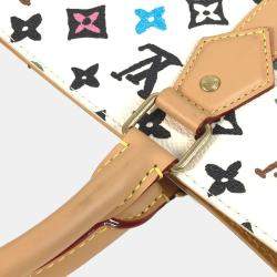 Pre Owned Louis Vuitton Multicolor Monogram Canvas Craggy Sac Plat Tote Bag