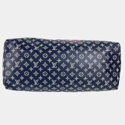 Louis Vuitton Navy Monogram Canvas Ink Upside Down Keepall Bandouliere 50 Travel Bag