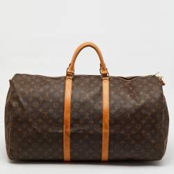 Louis Vuitton Monogram Canvas Keepall Bandoulière 60 Bag