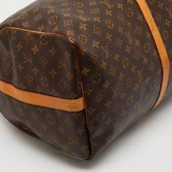 Louis Vuitton Monogram Canvas Keepall Bandoulière 60 Bag