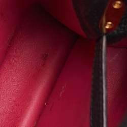 Pre Owned Louis Vuitton Black Leather Capucines BB Bag