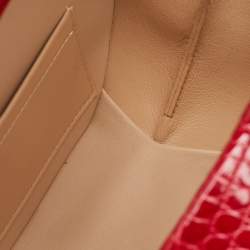 Louis Vuitton Red Crocodile Petite Boite Chapeau Bag