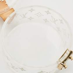 Pre Owned Louis Vuitton Clear Monogram Plexiglass Box Scott