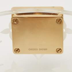 Pre Owned Louis Vuitton Clear Monogram Plexiglass Box Scott