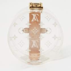 Pre Owned Louis Vuitton Clear Monogram Plexiglass Box Scott