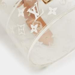 Pre Owned Louis Vuitton Clear Monogram Plexiglass Box Scott