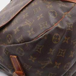 Louis Vuitton Brown Monogram Canvas Saumur 35 Shoulder Bag