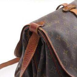 Louis Vuitton Brown Monogram Canvas Saumur 35 Shoulder Bag