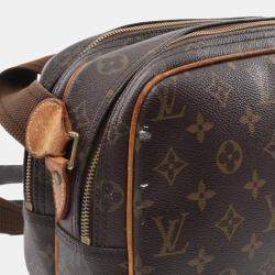 Pre Owned Louis Vuitton Brown Monogram Canvas Reporter PM Shoulder Bag