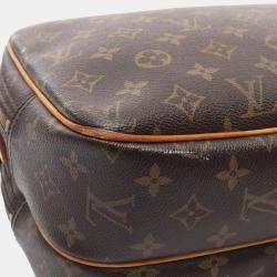 Pre Owned Louis Vuitton Brown Monogram Canvas Reporter PM Shoulder Bag
