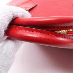 Louis Vuitton Red Epi Leather Alma Handbag