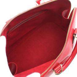 Louis Vuitton Red Epi Leather Alma Handbag