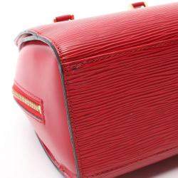 Louis Vuitton Red Epi Leather Pont Neuf Handbag