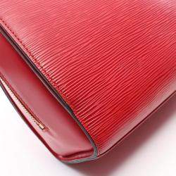 Louis Vuitton Red Epi Leather Pont Neuf Handbag