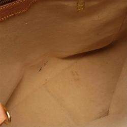 Pre Owned Louis Vuitton Looping Gm Shoulder Bag Monogram Leather Brown