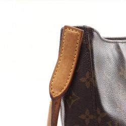 Pre Owned Louis Vuitton Looping Gm Shoulder Bag Monogram Leather Brown