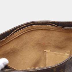 Pre Owned Louis Vuitton Looping Gm Shoulder Bag Monogram Leather Brown