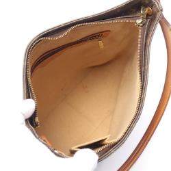 Pre Owned Louis Vuitton Looping Gm Shoulder Bag Monogram Leather Brown