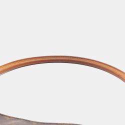 Pre Owned Louis Vuitton Looping Gm Shoulder Bag Monogram Leather Brown