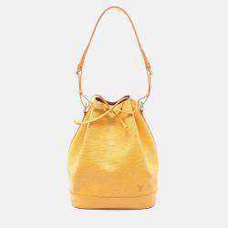 Louis Vuitton Yellow Epi Leather Noe Drawstring Shoulder Bag