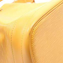 Louis Vuitton Yellow Epi Leather Noe Drawstring Shoulder Bag