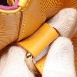 Louis Vuitton Yellow Epi Leather Noe Drawstring Shoulder Bag