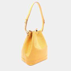 Louis Vuitton Yellow Epi Leather Noe Drawstring Shoulder Bag