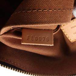 Louis Vuitton Lockit Hand Bag Monogram Leather Brown