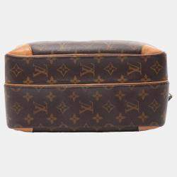 Pre Owned Louis Vuitton Nile Shoulder Bag Monogram Canvas Leather
