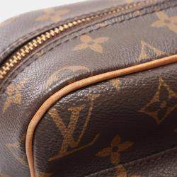 Pre Owned Louis Vuitton Nile Shoulder Bag Monogram Canvas Leather
