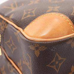 Pre Owned Louis Vuitton Nile Shoulder Bag Monogram Canvas Leather