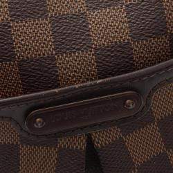 Pre Owned Louis Vuitton Brown Damier Ebene Bloomsbury PM Shoulder Bag