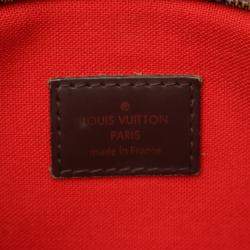 Pre Owned Louis Vuitton Brown Damier Ebene Bloomsbury PM Shoulder Bag