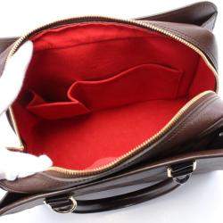 Pre Owned Louis Vuitton Brown Damier Ebene Triana Handbag