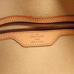 Pre Owned Louis Vuitton Brown Monogram Leather Cite GM Shoulder Bag  