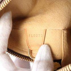 Pre Owned Louis Vuitton Brown Monogram Leather Cite GM Shoulder Bag  
