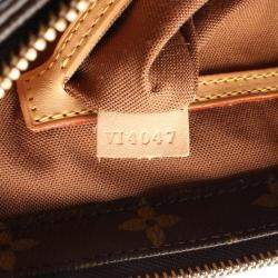 Pre Owned Louis Vuitton Brown Monogram Canvas Cabas Piano Tote Bag