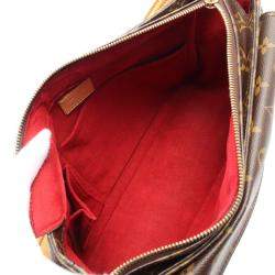 Pre Owned Louis Vuitton Brown Monogram Canvas Vivacite GM Shoulder Bag