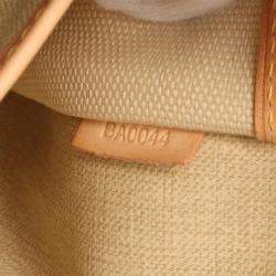 Pre Owned Louis Vuitton Brown Monogram Canvas Trouville Handbag