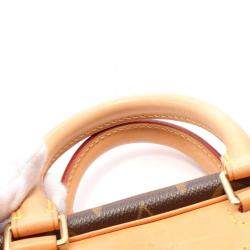 Pre Owned Louis Vuitton Brown Monogram Canvas Trouville Handbag