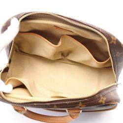 Pre Owned Louis Vuitton Brown Monogram Canvas Trouville Handbag