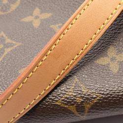 Pre Owned Louis Vuitton Brown Monogram Canvas Musette Salsa Crossbody Bag