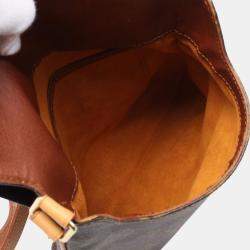 Pre Owned Louis Vuitton Brown Monogram Canvas Musette Salsa Crossbody Bag