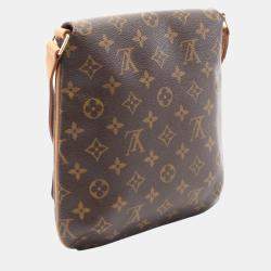 Pre Owned Louis Vuitton Brown Monogram Canvas Musette Salsa Crossbody Bag