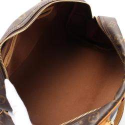 Pre Owned Louis Vuitton Brown Monogram Canvas Montorgueil GM Shoulder Bag