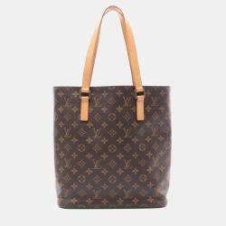 Pre Owned Louis Vuitton Brown Monogram Leather Vavin GM Tote Bag