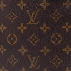 Pre Owned Louis Vuitton Brown Monogram Leather Vavin GM Tote Bag