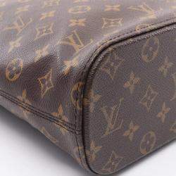 Pre Owned Louis Vuitton Brown Monogram Leather Vavin GM Tote Bag