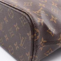 Pre Owned Louis Vuitton Brown Monogram Leather Vavin GM Tote Bag